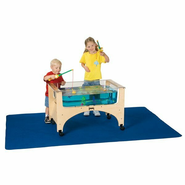 Jonti-Craft Baltic Birch 8440JC 58'' x 45'' x 1/8'' Waterproof Sensory Table Floor Mat 5318440